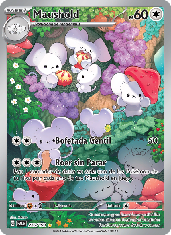 Maushold 226 — Evoluciones en Paldea (Spanish Pokémon TCG card)