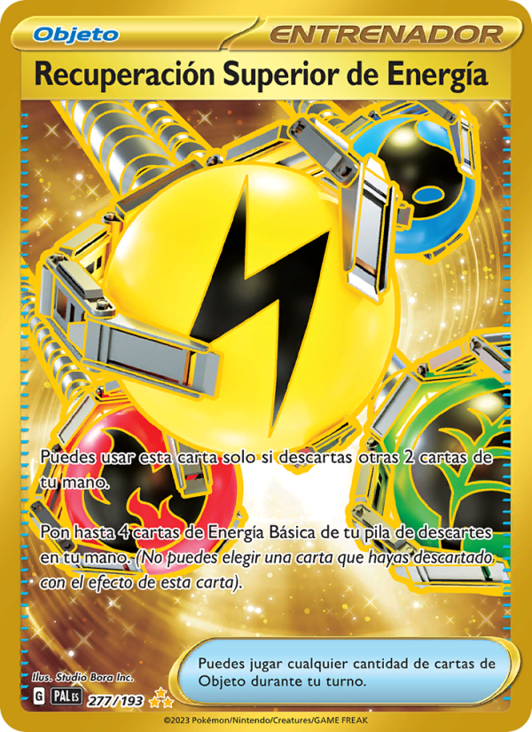 Recuperación Superior de Energía 277 — Evoluciones en Paldea (Spanish Pokémon TCG card)