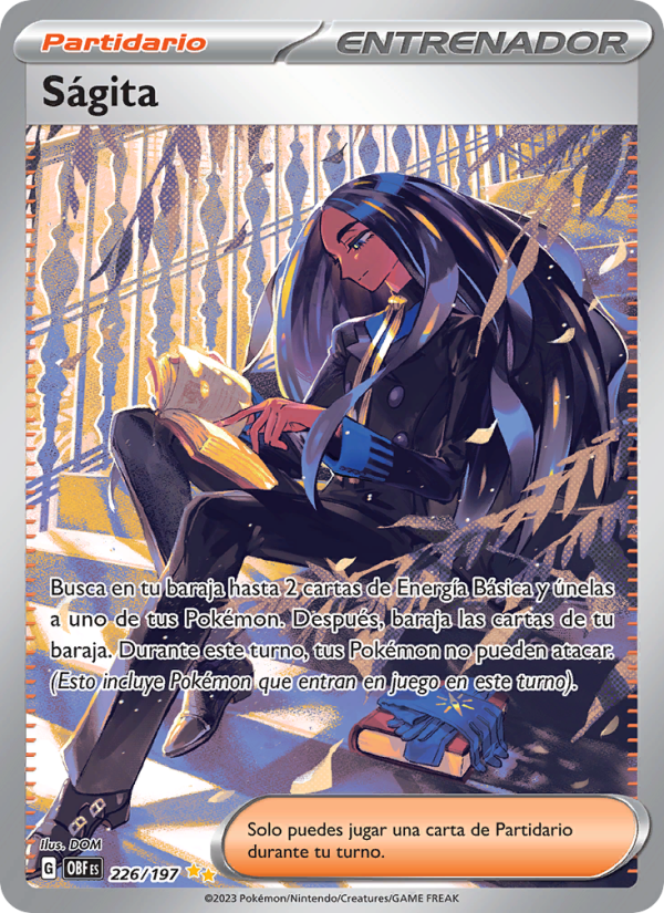Ságita 226 — Llamas Obsidianas (Spanish Pokémon TCG card)