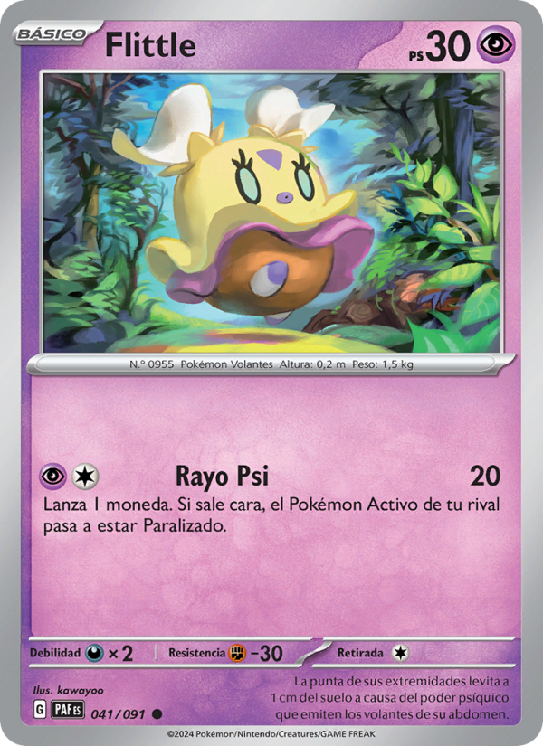 Flittle 041 — Destinos de Paldea (Spanish Pokémon TCG card)