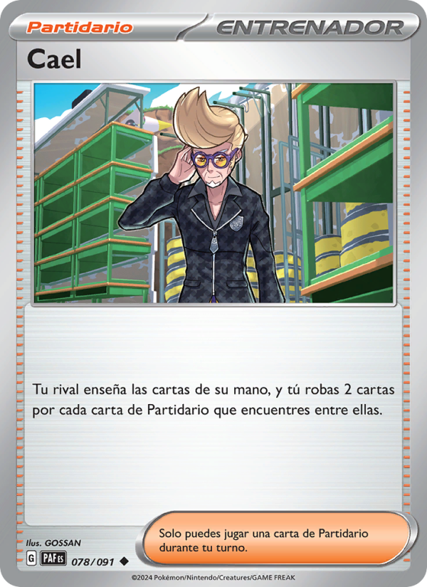 Cael 078 — Destinos de Paldea (Spanish Pokémon TCG card)