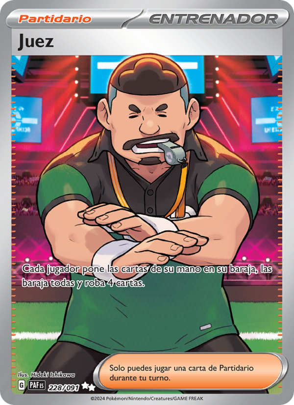 Juez 228 — Destinos de Paldea (Spanish Pokémon TCG card)