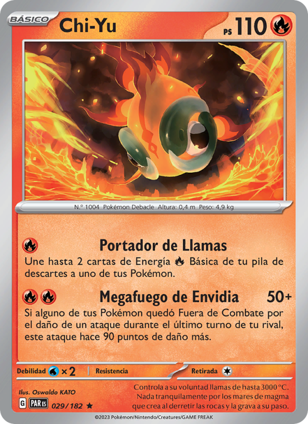Chi-Yu 029 — Brecha Paradójica (Spanish Pokémon TCG card)