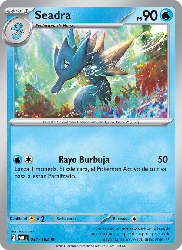 Seadra 031 — Brecha Paradójica (Spanish Pokémon TCG card)
