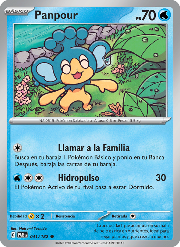 Panpour 041 — Brecha Paradójica (Spanish Pokémon TCG card)