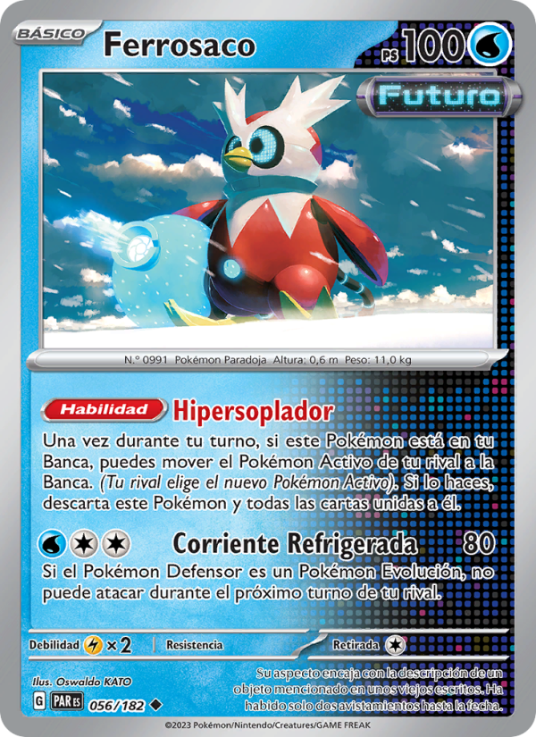 Ferrosaco 056 — Brecha Paradójica (Spanish Pokémon TCG card)