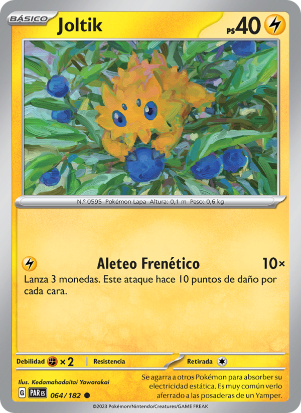 Joltik 064 — Brecha Paradójica (Spanish Pokémon TCG card)