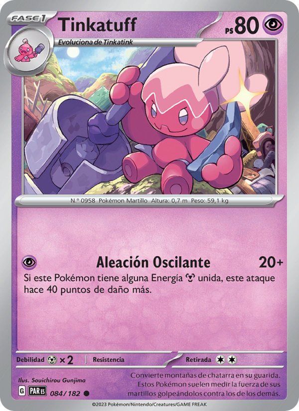 Tinkatuff 084 — Brecha Paradójica (Spanish Pokémon TCG card)