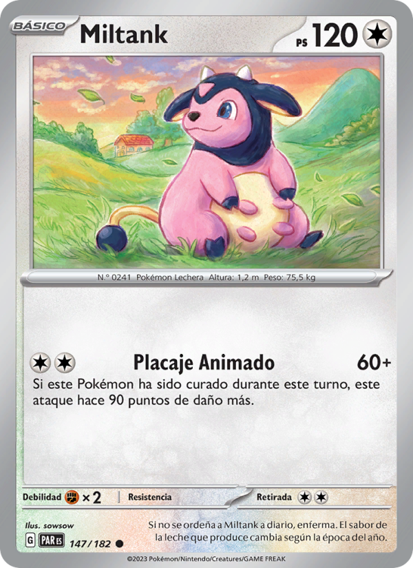 Miltank 147 — Brecha Paradójica (Spanish Pokémon TCG card)