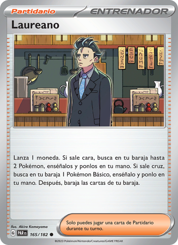 Laureano 165 — Brecha Paradójica (Spanish Pokémon TCG card)