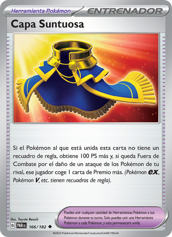 Capa Suntuosa 166 — Brecha Paradójica (Spanish Pokémon TCG card)