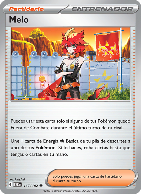 Melo 167 — Brecha Paradójica (Spanish Pokémon TCG card)