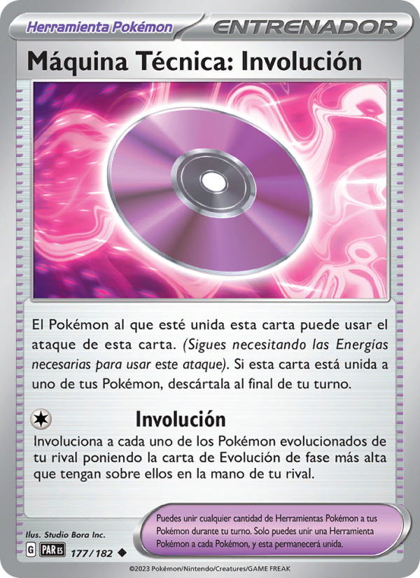 Máquina Técnica: Involución 177 — Brecha Paradójica (Spanish Pokémon TCG card)