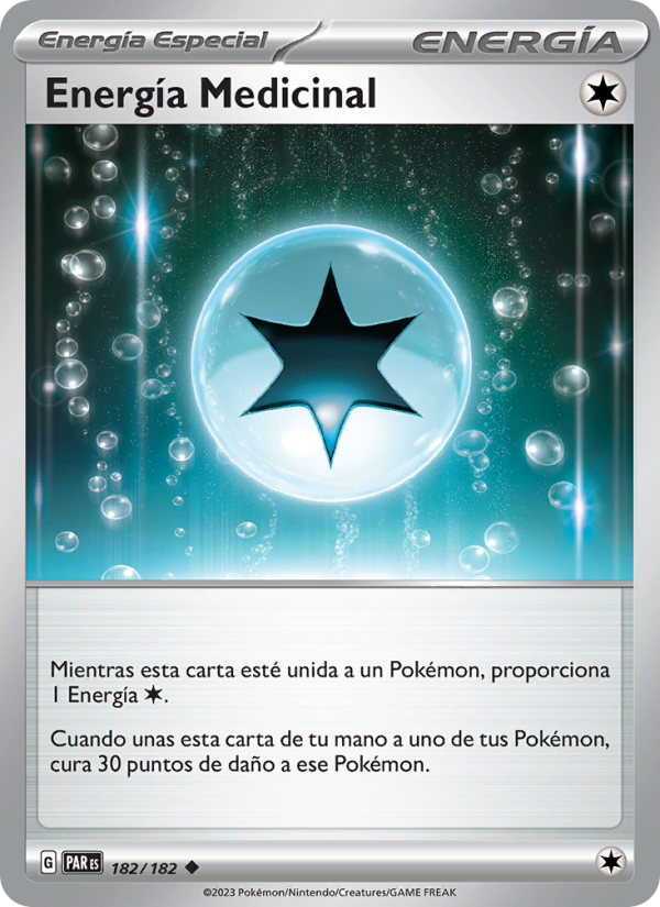 Energía Medicinal 182 — Brecha Paradójica (Spanish Pokémon TCG card)