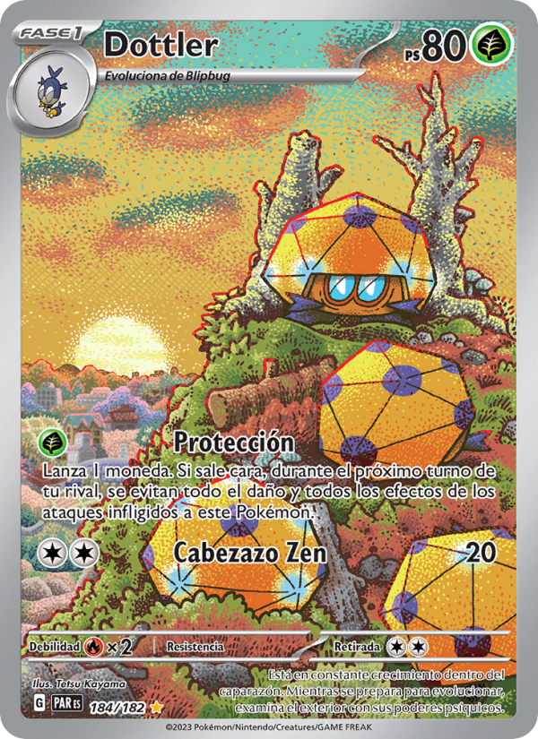 Dottler 184 — Brecha Paradójica (Spanish Pokémon TCG card)