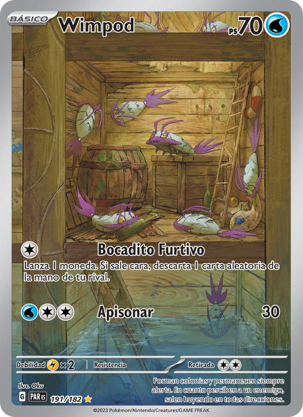 Wimpod 191 — Brecha Paradójica (Spanish Pokémon TCG card)