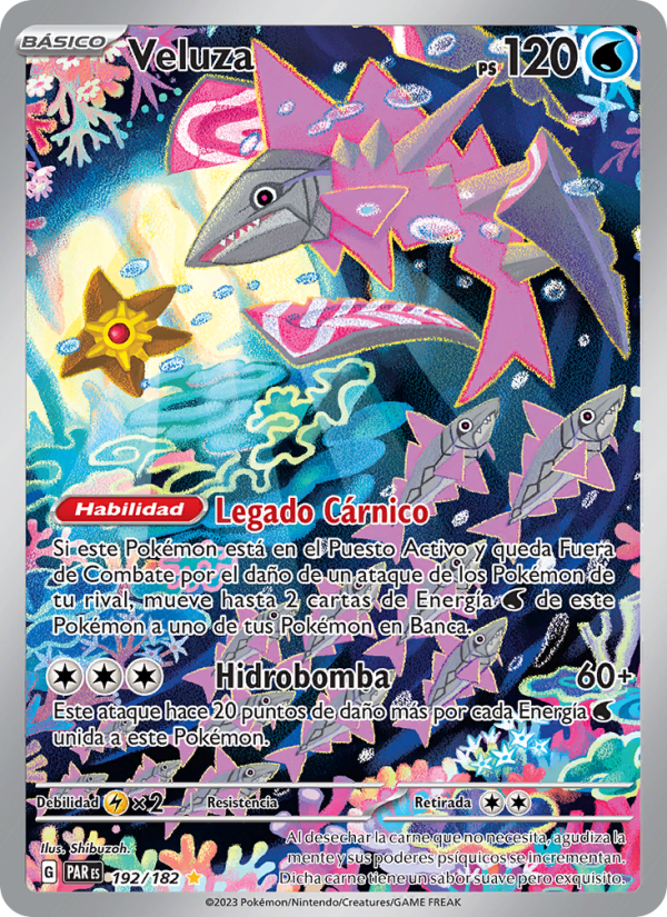 Veluza 192 — Brecha Paradójica (Spanish Pokémon TCG card)