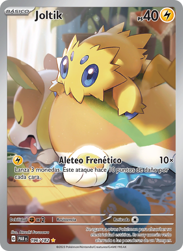 Joltik 196 — Brecha Paradójica (Spanish Pokémon TCG card)