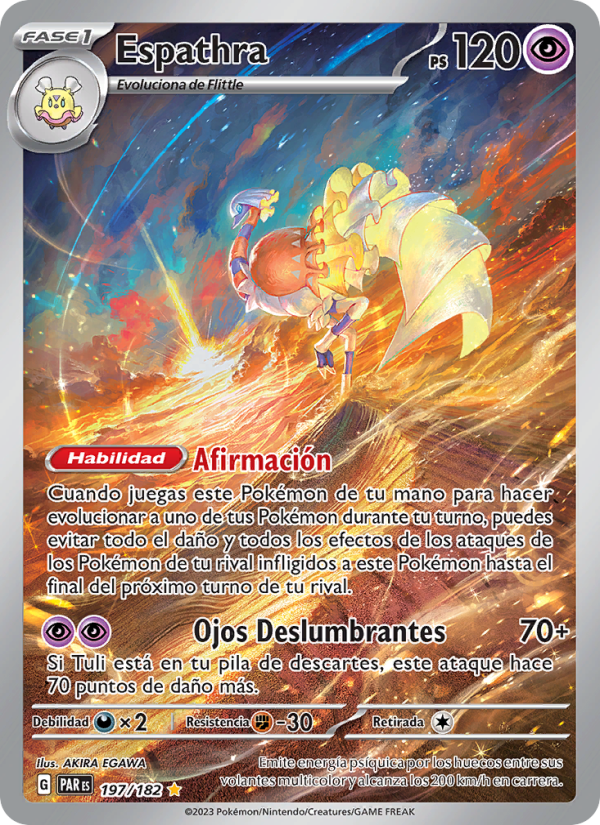 Espathra 197 — Brecha Paradójica (Spanish Pokémon TCG card)