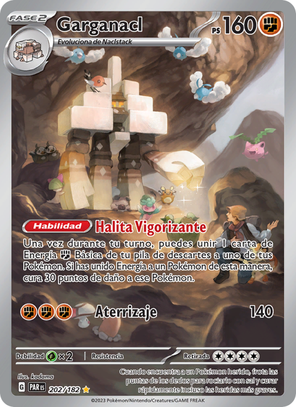 Garganacl 202 — Brecha Paradójica (Spanish Pokémon TCG card)