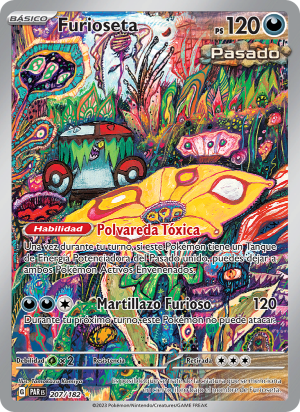 Furioseta 207 — Brecha Paradójica (Spanish Pokémon TCG card)