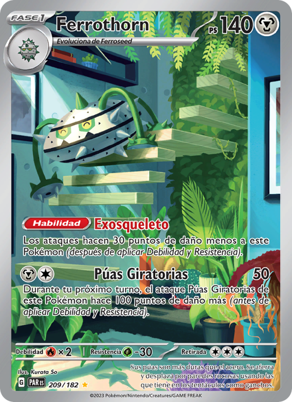 Ferrothorn 209 — Brecha Paradójica (Spanish Pokémon TCG card)