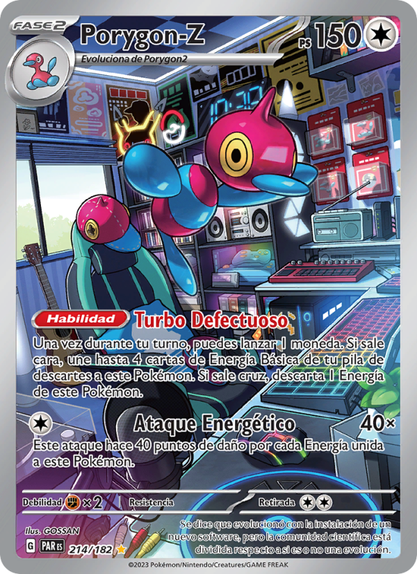 Porygon-Z 214 — Brecha Paradójica (Spanish Pokémon TCG card)