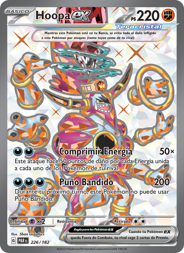Hoopa ex 226 — Brecha Paradójica (Spanish Pokémon TCG card)