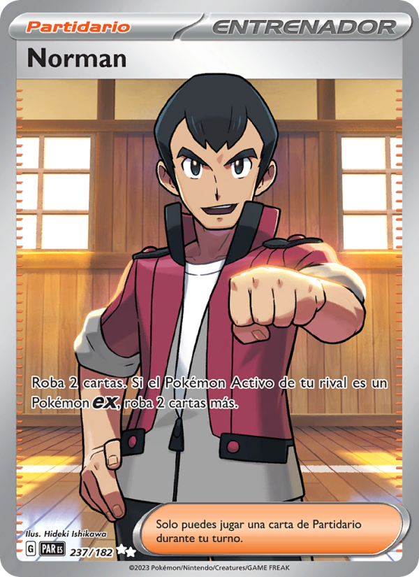 Norman 237 — Brecha Paradójica (Spanish Pokémon TCG card)