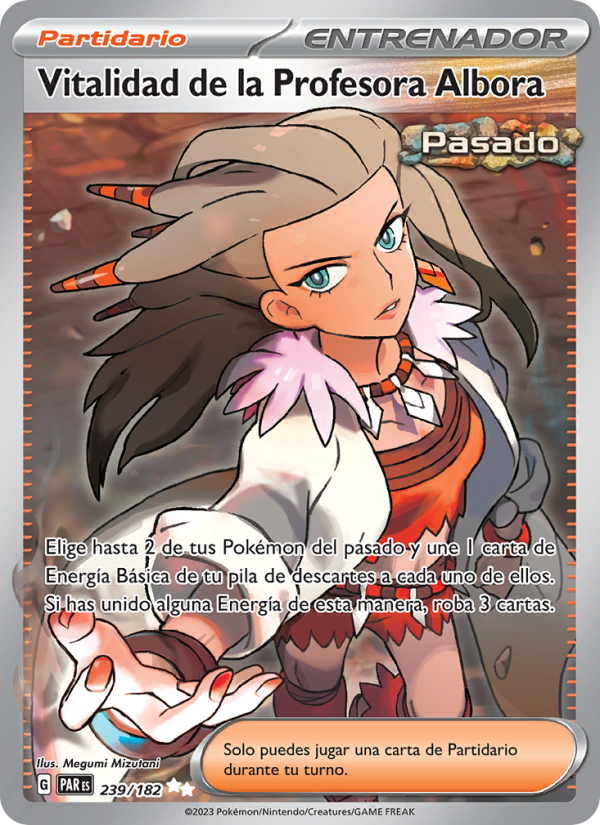 Vitalidad de la Profesora Albora 239 — Brecha Paradójica (Spanish Pokémon TCG card)