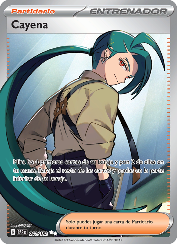 Cayena 241 — Brecha Paradójica (Spanish Pokémon TCG card)