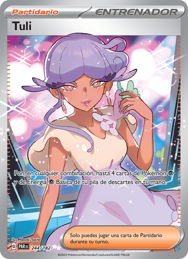 Tuli 244 — Brecha Paradójica (Spanish Pokémon TCG card)