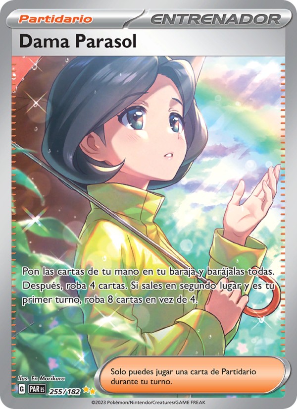 Dama Parasol 255 — Brecha Paradójica (Spanish Pokémon TCG card)