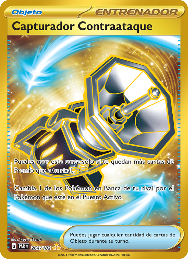 Capturador Contraataque 264 — Brecha Paradójica (Spanish Pokémon TCG card)