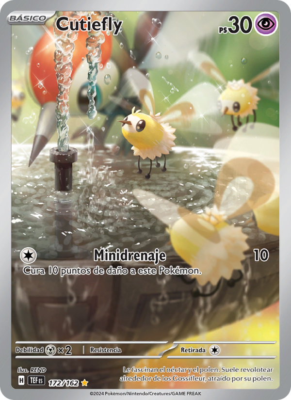 Cutiefly 172 — Fuerzas Temporales (Spanish Pokémon TCG card)
