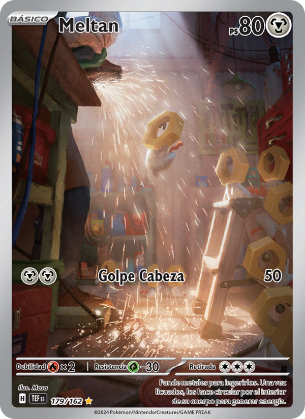 Meltan 179 — Fuerzas Temporales (Spanish Pokémon TCG card)