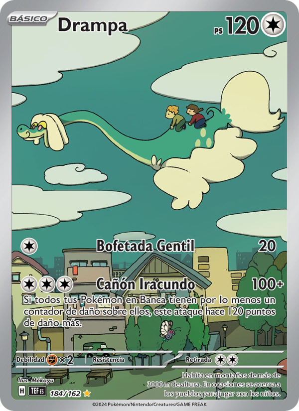 Drampa 184 — Fuerzas Temporales (Spanish Pokémon TCG card)