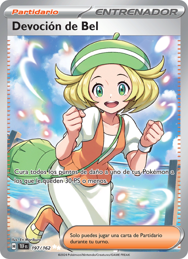 Devoción de Bel 197 — Fuerzas Temporales (Spanish Pokémon TCG card)