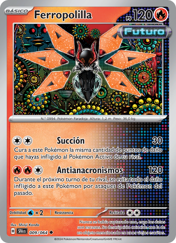 Ferropolilla 009 — Fabula Sombría (Spanish Pokémon TCG card)