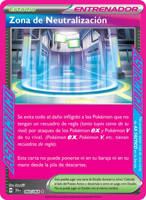 Zona de Neutralización 060 — Fabula Sombría (Spanish Pokémon TCG card)