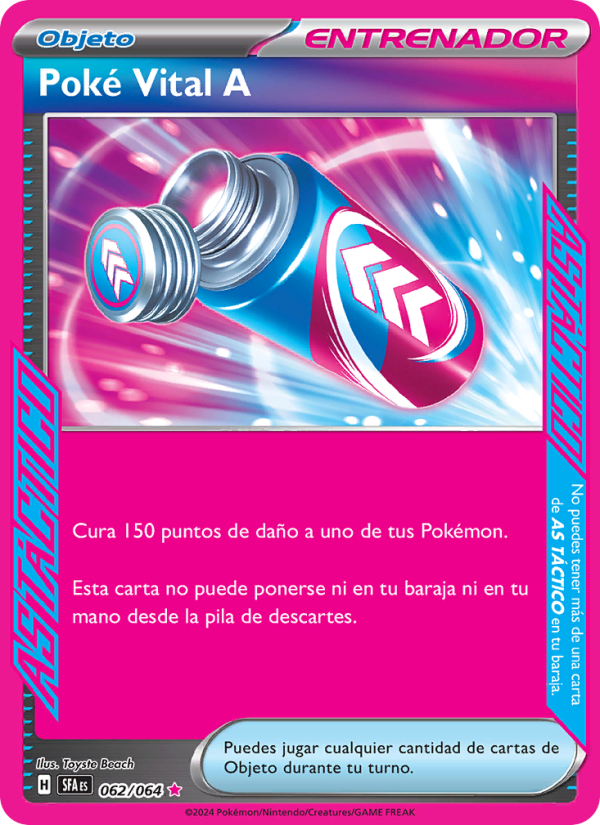 Poké Vital A 062 — Fabula Sombría (Spanish Pokémon TCG card)