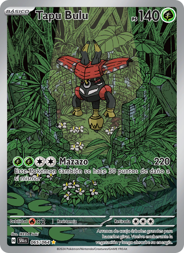 Tapu Bulu 065 — Fabula Sombría (Spanish Pokémon TCG card)