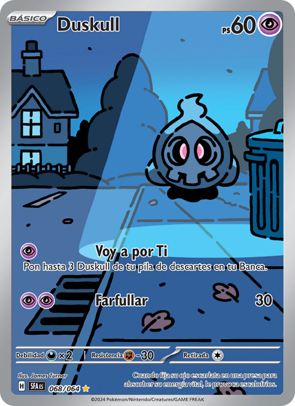 Duskull 068 — Fabula Sombría (Spanish Pokémon TCG card)