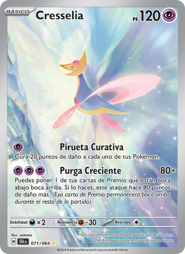 Cresselia 071 — Fabula Sombría (Spanish Pokémon TCG card)