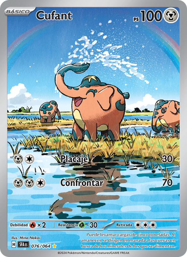 Cufant 076 — Fabula Sombría (Spanish Pokémon TCG card)