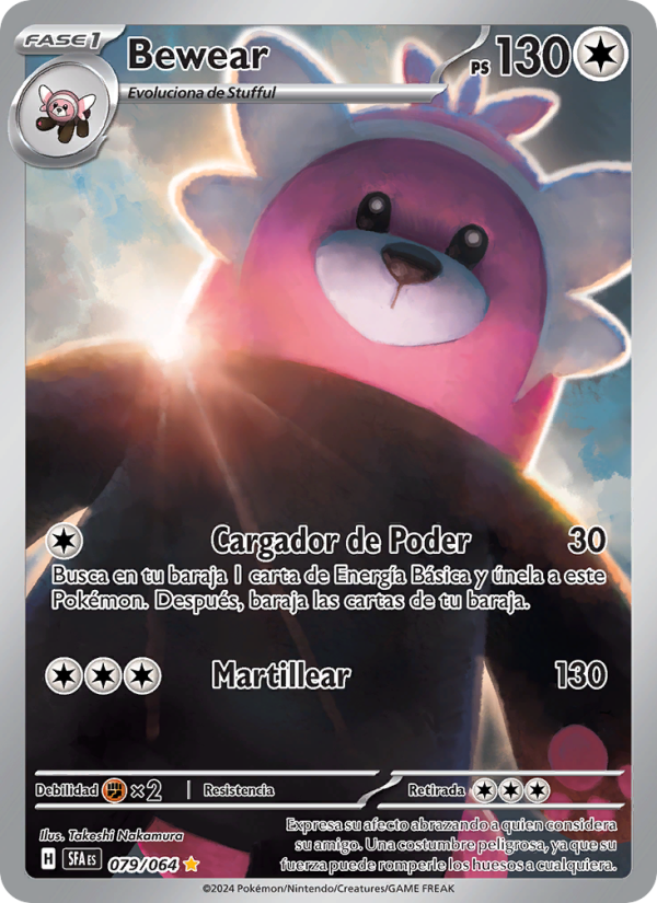 Bewear 079 — Fabula Sombría (Spanish Pokémon TCG card)