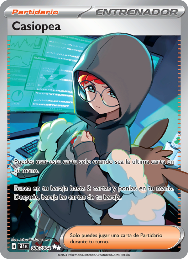 Casiopea 086 — Fabula Sombría (Spanish Pokémon TCG card)