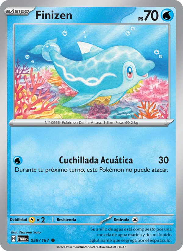 Finizen 059 — Mascarada Crepuscular (Spanish Pokémon TCG card)
