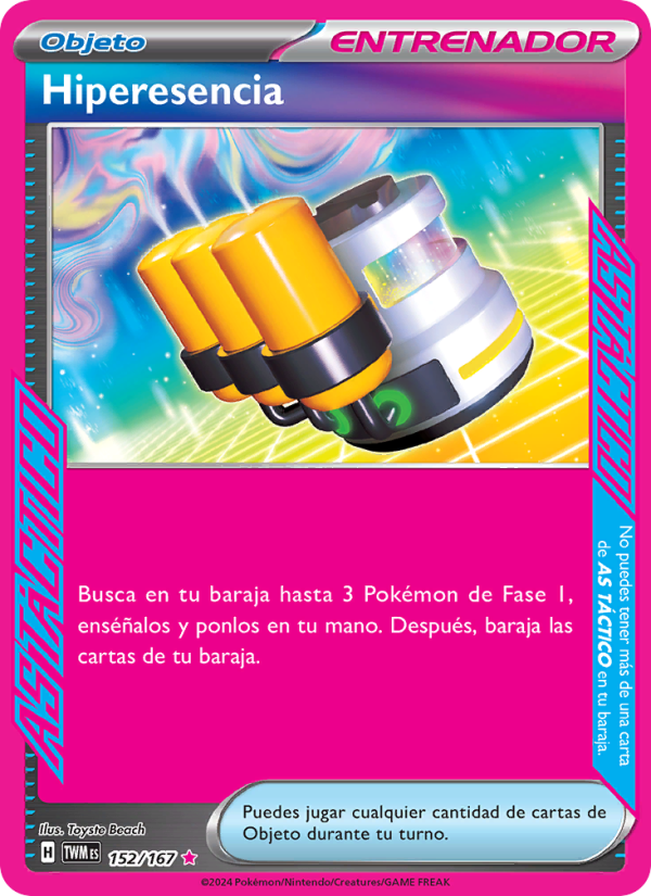 Hiperesencia 152 — Mascarada Crepuscular (Spanish Pokémon TCG card)