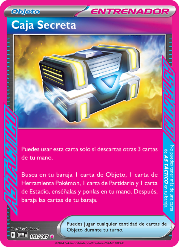 Caja Secreta 163 — Mascarada Crepuscular (Spanish Pokémon TCG card)